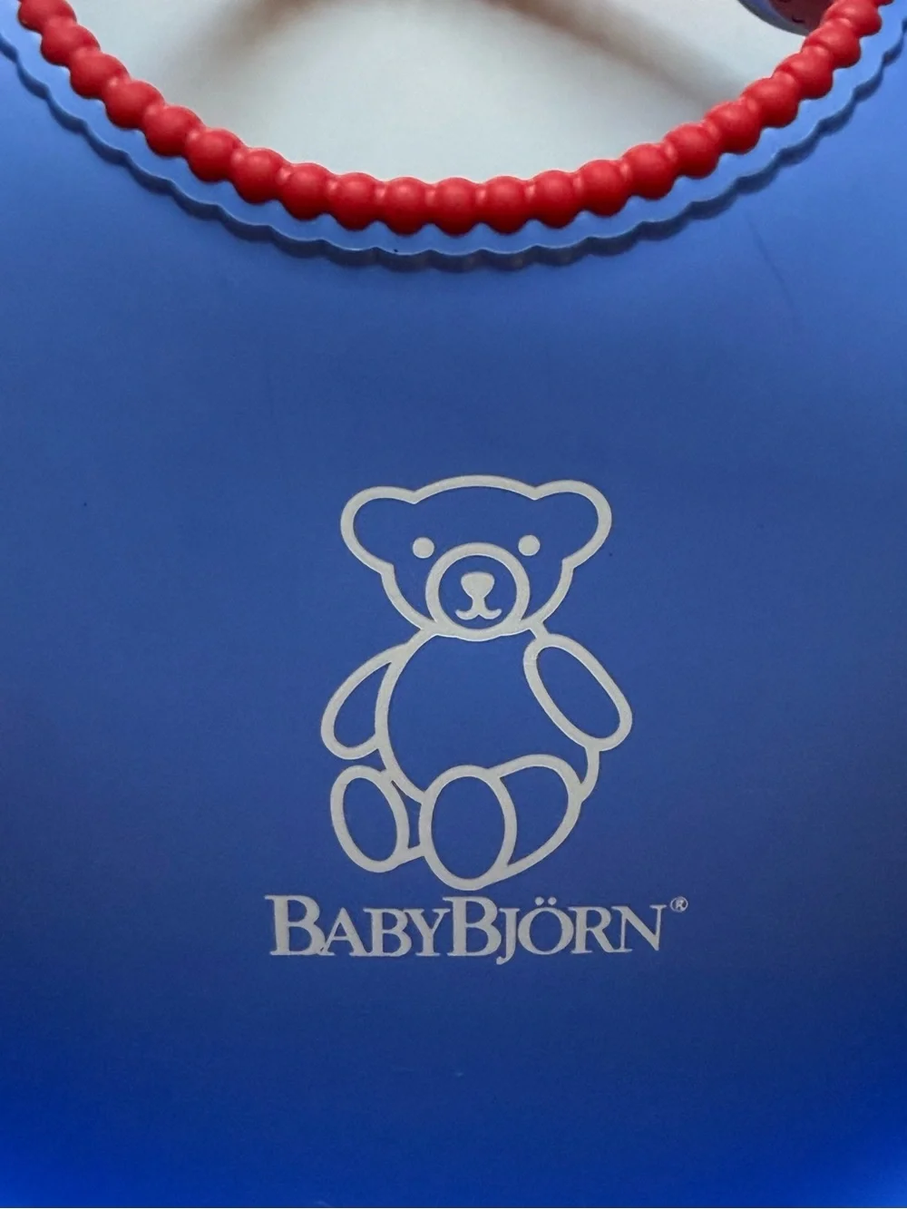 Set of 2 BabyBjorn Feeding Bibs - Blue & Yellow